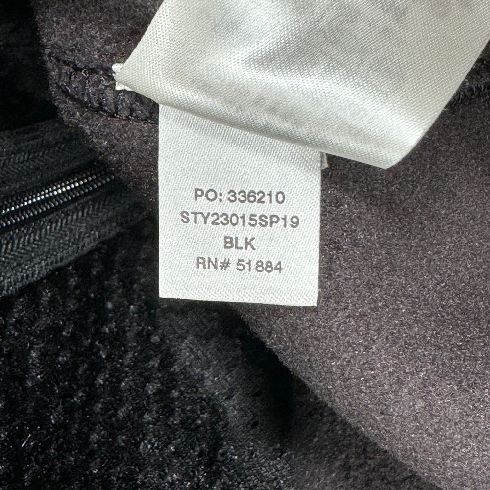 Patagonia Classic Synchilla Fleece Vest Women Small Black Wilderness Logo - Picture 7 of 10